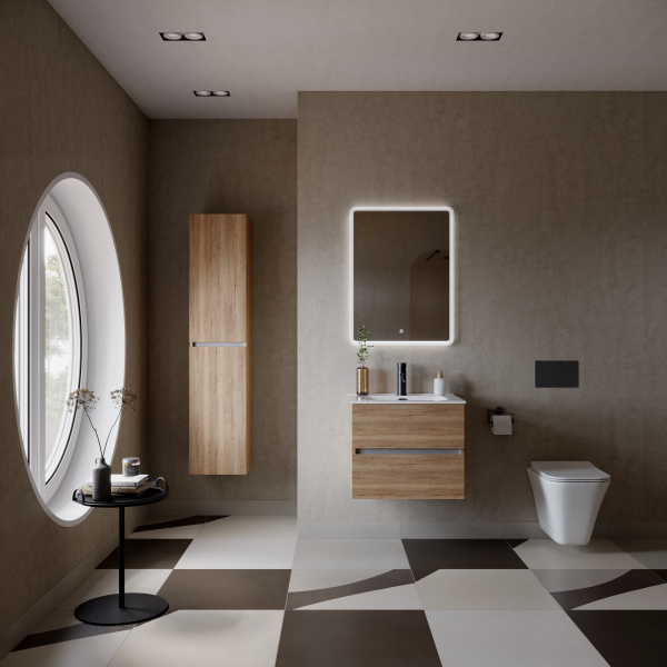 Тумба под раковину Sancos  Urban UR60EG дуб галифакс натуральный